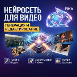 Подписка Pika ai STANDART / PRO / FANCY — 1 неделя / 1 месяц / 1 год