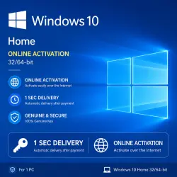 Онлайн-активация Windows 10 Home 32/64 бит 1 сек.