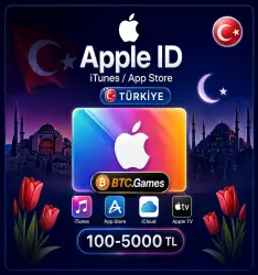 Подарочная карта Apple 100 - 5000 TRY Турция Apple App Store