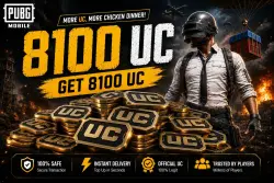 Официальное пополнение на 8100 UC Надежно и   и безопасная доставка