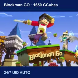 Blockman GO 1650 GCubes | 24/7 | по ID
