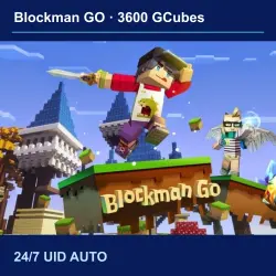 Blockman GO 3600 GCubes | 24/7 | по ID