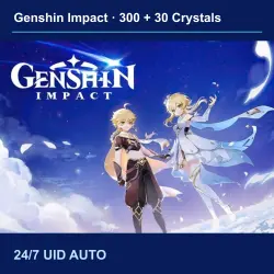 Genshin Impact 300 + 30 Genesis Crystals | 24/7 | по ID