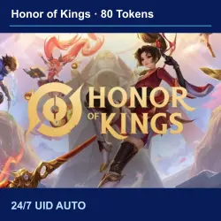 Honor of Kings 80 Tokens | 24/7 | by ID