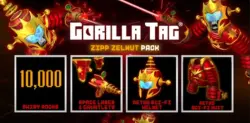 DLC Zipp Zelmut Pack Gorilla Tag Oculus quest 2 3 s meta quest key gift