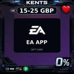 EA App Gift Card Великобритания 15-25 GBP [Цифровой код]