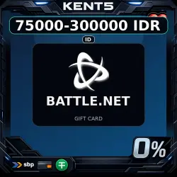 Battle.net Gift Card Индонезия 75000-300000 IDR [Цифровой код]
