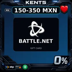 Battle.net Gift Card Мексика 150-350 MXN [Цифровой код]