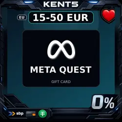 Meta Quest Gift Card Европа 15-50 EUR [Цифровой код]