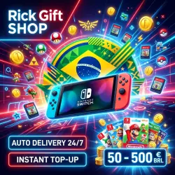 [GIFT CARD] Nintendo eShop Card 50 - 500 BRL Brazil Only -  Code Delivery