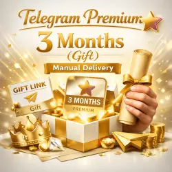 Telegram Premium 3 Months (Gift) — Manual Delivery