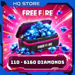 Free Fire | 110 - 6160 Diamonds | Global | By ID