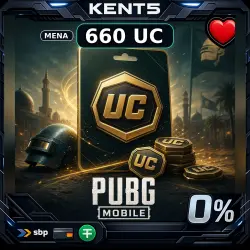 PUBG Mobile MENA 660 UC [Код UC]