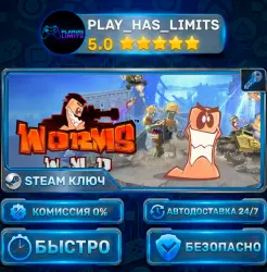 Worms W.M.D KEY STEAM CIS+RU