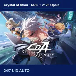Crystal of Atlan 6480 + 2126 Opals | 24/7 | по ID