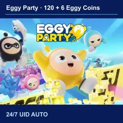Eggy Party 120 + 6 Eggy Coins | 24/7 | по ID