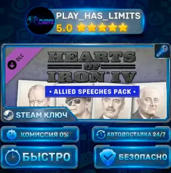 Hearts of Iron IV: Allied Speeches Pack DLC STEAM KEY CIS + RU