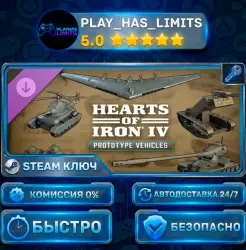 Hearts of Iron IV: Prototype Vehicles DLC STEAM KEY CIS + RU
