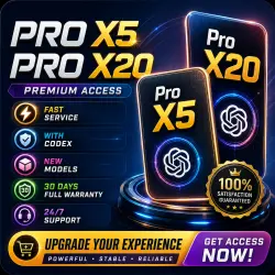 ChatGPT Pro 20X = 180$| 1 MONTH | 30 DAYS FULL WARRANTY | CODEX