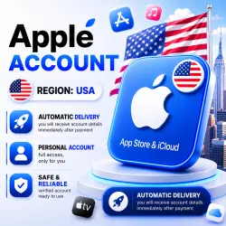 APPLE ID USA (AMERICA) PERSONAL ACCOUNT WITHOUT 2FA