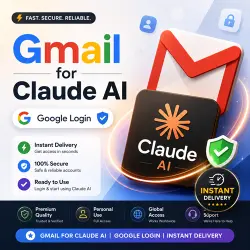 Gmail for Claude AI | Google Login | Instant Delivery