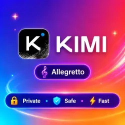 Kimi AI K3 Allegretto (PRO) 1M | Ready-made Subscription | Full Warranty