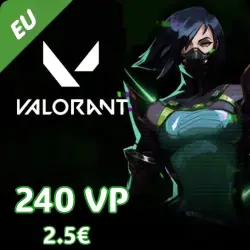 Valorant Gift Code 240 VP - Europe