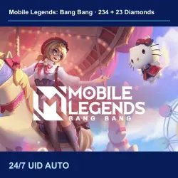 Mobile Legends: Bang Bang 234 + 23 Diamonds | 24/7 | by ID