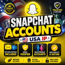 Аккаунты Snapchat | USA IP | Outlook/Hotmail | Подтвержденные