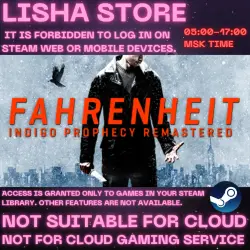 ОБЩИЙ АККАУНТ ТОЛЬКО ОФФЛАЙН Fahrenheit: Indigo Prophecy Remastered