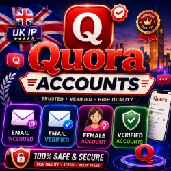 Аккаунты Quora | UK IP | Email | Женские | Подтвержденные
