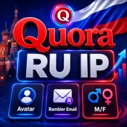 Аккаунты Quora | RU IP | Аватар | Rambler | Мужские/Женские