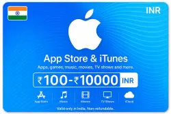 24/7 Apple iTunes/AppStore Gift Card 100 - 10000 (Rupee) INR