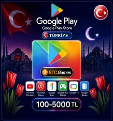 Подарочная карта Google Play Turkey | Пополнение Google Play (Турция)