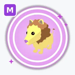 Lion | Ultra Rare, Mega Neon | Adopt Me! — Roblox, лот №213123