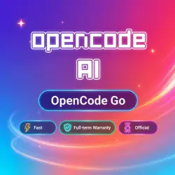 OpenCode AI OpenCode Go 1M | Upgrade | + Warranty