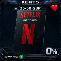 Netflix Gift Card Великобритания 25-50 GBP [Цифровой код]
