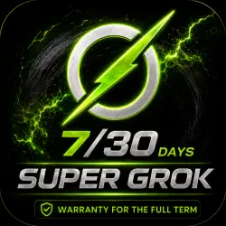 GROK AI | SUPERGROK | 7 / 30 DAYS | PERSONAL ACCOUNT |