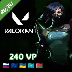 Valorant Подарочный код 240 VP - Россия
