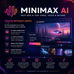 MiniMax AI Plus/Max/Ultra 1-12M, Credits Top-up | FAST, OFFICIAL