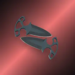 StatTrak Shadow Daggers | Night (Well-Worn)