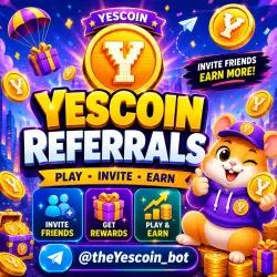 Yescoin Referrals - @theYescoin_bot