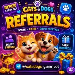 Рефералы Cats & Dogs - @catsdogs_game_bot