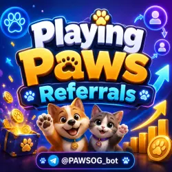 Playing Paws Referrals - @PAWSOG_bot