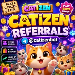 Рефералы Catizen - @catizenbot