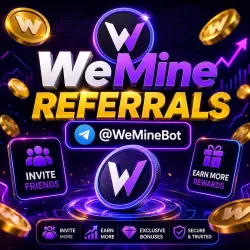 Рефералы WeMine - @WeMineBot