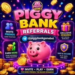 Piggy Bank Referrals - @piggybankgamebot