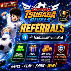 Captain Tsubava Referrals - @TsubasaRivalsBot