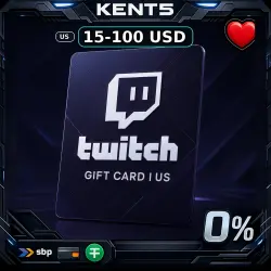 Twitch Gift Card • США (US)