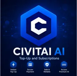 Пополнение счета Civitai AI Buzz | Бронзовый • Серебряный • Золотой тарифные планы